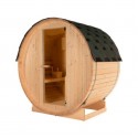 Sauna a Botte mod.LAHTI Misura M –194x191x120cm tradizionale sauna nel tuo giardino