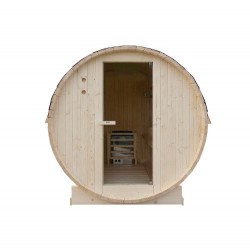 Sauna LAHTI Misura XL 8 kW sauna tradizionale per gli spazi esterni 195 x 192 x 220 cm