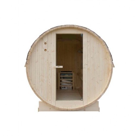 Sauna LAHTI Misura XL 8 kW sauna tradizionale per gli spazi esterni 195 x 192 x 220 cm