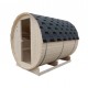 Sauna LAHTI Misura XL 8 kW sauna tradizionale per gli spazi esterni 195 x 192 x 220 cm