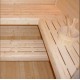 Sauna per 2 persone mod TALO M 191 x 157 x 221 cm stufa da 4,5 kW stile elegante,