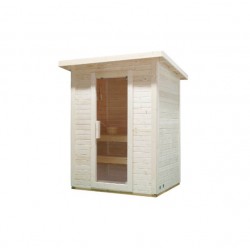 Sauna per 2 persone mod TALO M 191 x 157 x 221 cm stufa da 4,5 kW stile elegante,