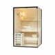 Sauna tradizionale Shadow misura M con 3,6 kW 120 x 120 x 190 cm Legno di abete nordico