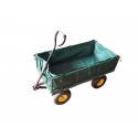 CARRELLO GIARDINAGGIO TC1016, con borsa in plastica con manici ,Carriola Carrellino da Giardino di Qualità