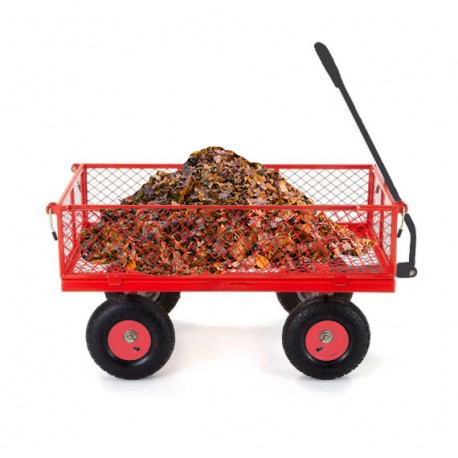 CARRELLO GIARDINAGGIO , TC1840A, Carrello da Giardino di Qualità super robusto