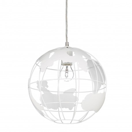 Lampada bianco a sospensione sferica per la tua casa da soffitto in design a globo