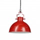 Lampada a sospensione rosso intenso 154x 41x41 cm industriale artigianale Rosso 40W