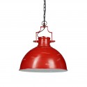 Lampada a sospensione rosso intenso 154x 41x41 cm industriale artigianale Rosso 40W