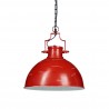 Lampada a sospensione rosso intenso 154x 41x41 cm industriale artigianale Rosso 40W