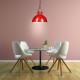 Lampada a sospensione rosso intenso 154x 41x41 cm industriale artigianale Rosso 40W