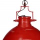 Lampada a sospensione rosso intenso 154x 41x41 cm industriale artigianale Rosso 40W