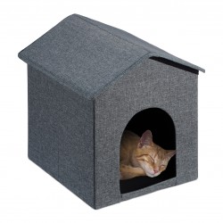 Accogliente cuccia per animali con tetto removibile 40 x 35 x 42,5 cmCuccia chiusa per gatti e cani di piccola taglia