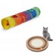 Gioco per gatti con Tappetino tiragraffi per gatti con pista a sfera 2,5 x 27,5 cm