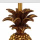 Lampada decorativa dallo stile originale in look ananas 54 x 30 cm moderna con base dorata