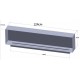 listello di ventilazione zuluftgitter GRIGLIA ARIA 600x90mm Nero