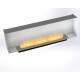 listello di ventilazione zuluftgitter GRIGLIA ARIA 600x90mm Nero