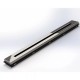listello di ventilazione zuluftgitter GRIGLIA ARIA 600x90mm Nero