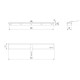 listello di ventilazione zuluftgitter GRIGLIA ARIA 600x90mm Nero
