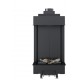 Stufa mod leo Aperto destra sinistra camino 122x57x45cm