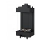 Stufa mod leo Aperto destra sinistra camino 122x57x45cm