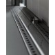 Stufa mod leo Aperto destra sinistra camino 122x57x45cm