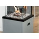 CAMINO STUFA A Gas Patio light stufa144x37x37cm GrigioCamino