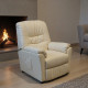 POLTRONA MASSAGGIANTE beje CAMILLA SP952, Poltrona relax ,riscaldata vibrante, ecopelle , poltroncina TV , massaggi