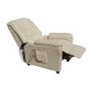 POLTRONA MASSAGGIANTE beje CAMILLA SP952, Poltrona relax ,riscaldata vibrante, ecopelle , poltroncina TV , massaggi