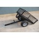 CARRELLO RIMORCHIO RIBALTABILE IN METALLO,TC3289 carrello rimorchio per vari mezzi agricoli portata 350 kg.