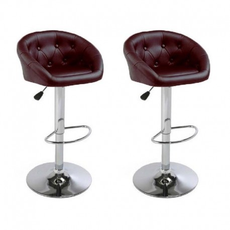 sgabello NEW ORLEANS (XH-274), coppia di sgabelli design, stool red