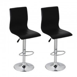 sgabello ZURIGO (XH-312), coppia di sgabelli design, stool nero