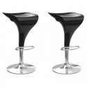 SGABELLO MALAGA XH-198, coppia di sgabelli design,stool nero