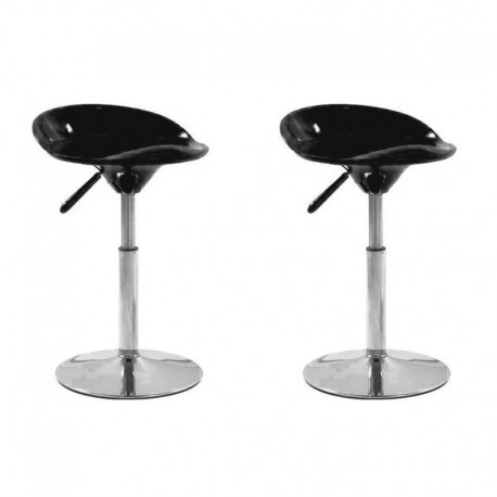 SGABELLO SEATTLE, (XH-194-1)coppia sgabelli,design,stool neri